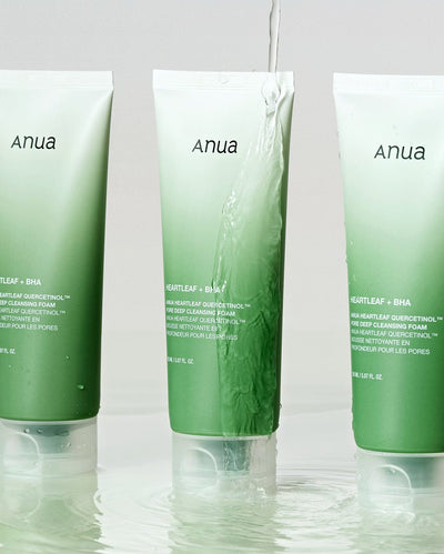 ANUA Double Cleanser | Oil Cleanser + Foam Wash for Deep Makeup Removal & Pore Cleaning