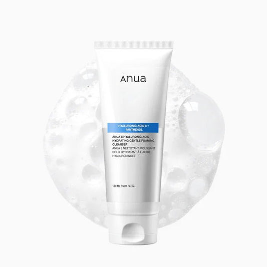 ANUA 8 Hyaluronic Acid Foaming Cleanser | Deep Hydration & Gentle Daily Cleansing - Divine Skin