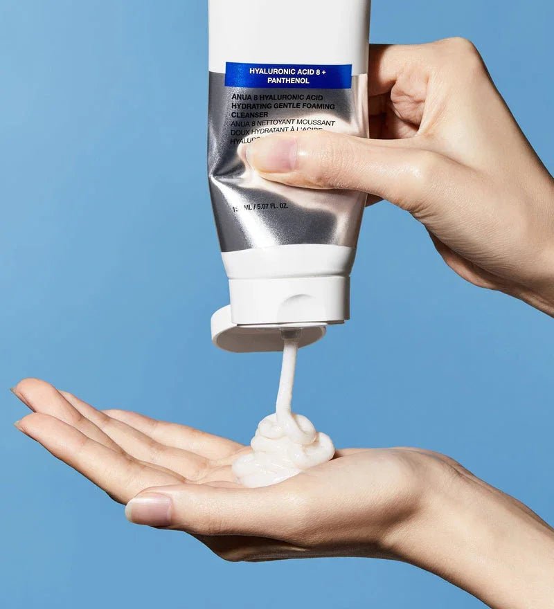 ANUA 8 Hyaluronic Acid Foaming Cleanser | Deep Hydration & Gentle Daily Cleansing - Divine Skin