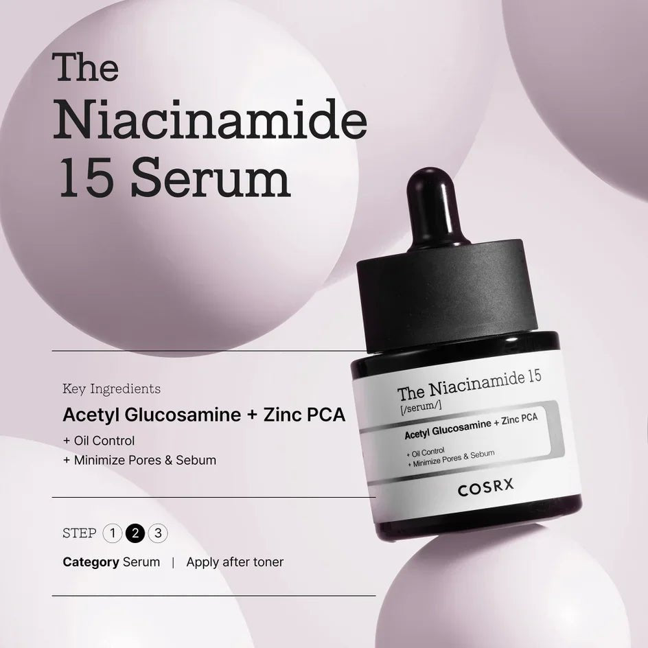 COSRX The Niacinamide 15 Serum. سيروم النياسينامايد 15% من كوزركس - Divine Skin