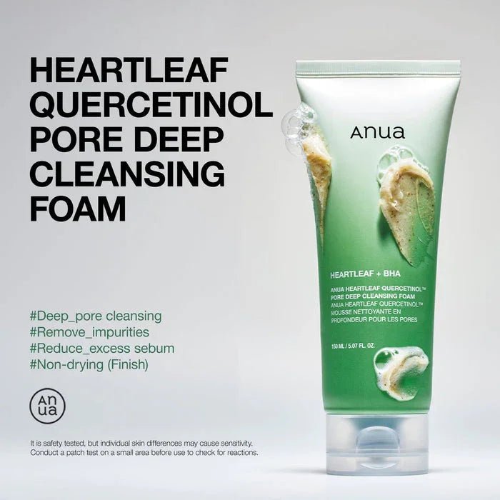 Heartleaf Quercetinol Deep Cleansing Foam | Pore Purifying & Oil Control - Divine Skin