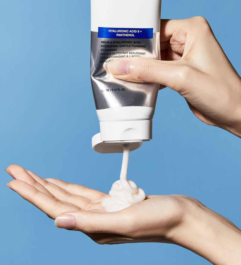 ANUA 8 Hyaluronic Acid Foaming Cleanser | Deep Hydration & Gentle Daily Cleansing