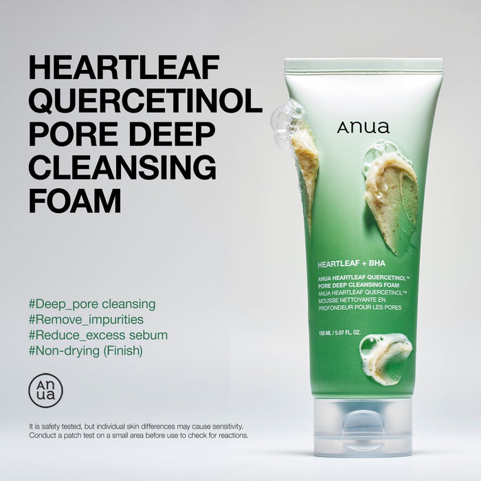 Heartleaf Quercetinol Deep Cleansing Foam | Pore Purifying & Oil Control