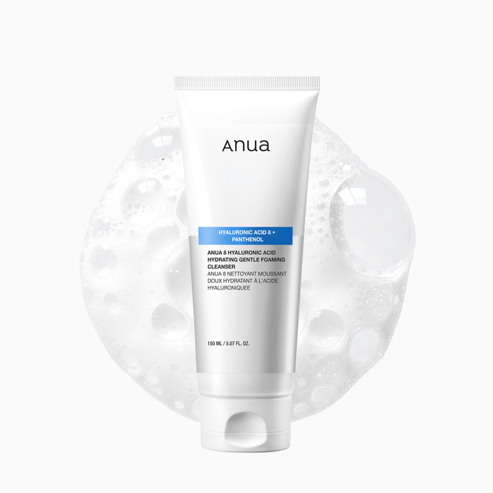 ANUA 8 Hyaluronic Acid Foaming Cleanser | Deep Hydration & Gentle Daily Cleansing